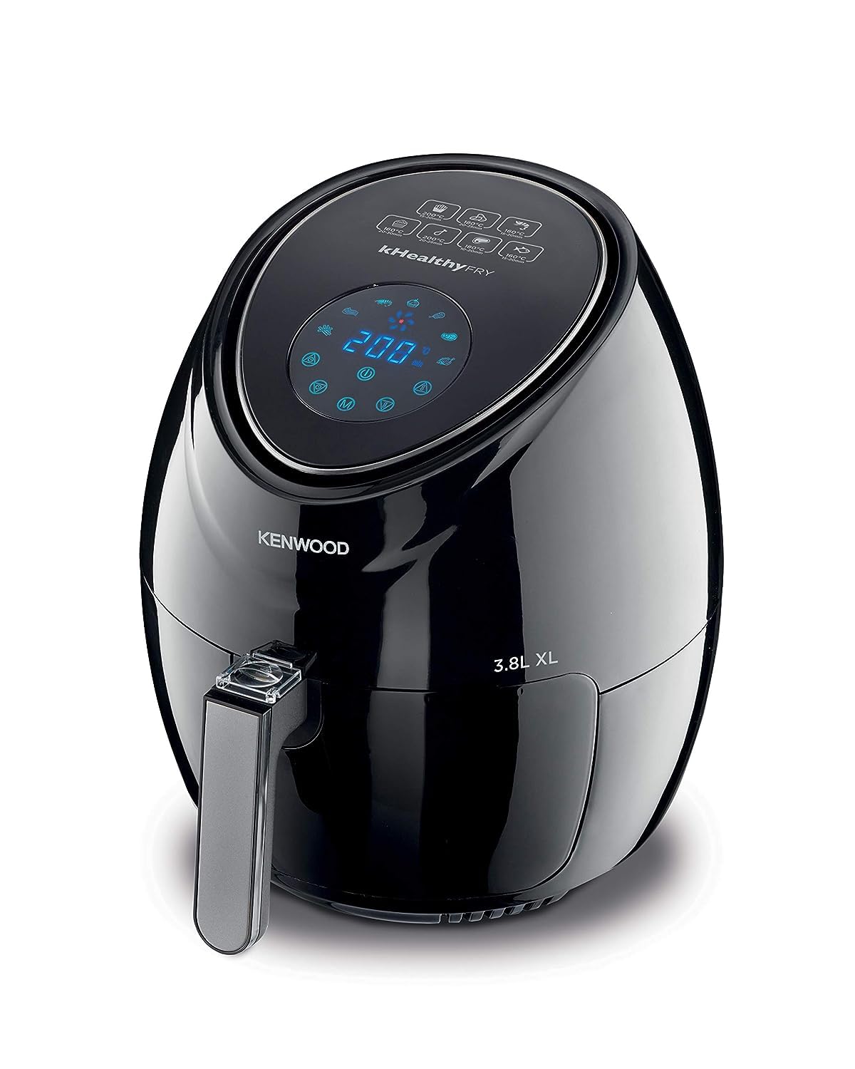 KENWOOD Digital Air Fryer 1.7KG 3.8L XL Capacity 1500W with Recipe Book كينوود مقلاة هوائية رقمية 1.7 كجم 3.8 لتر XL سعة 1500 واط مع كتاب وصفات KENWOOD Digital Air Fryer 1.7KG 3.8L XL Capacity 1500W with Recipe Book كينوود مقلاة هوائية رقمية 1.7 كجم 3.8 لتر XL سعة 1500 واط مع كتاب وصفات